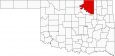 Osage County Map Oklahoma Locator