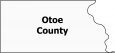 Otoe County Map Nebraska