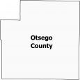 Otsego County Map Michigan
