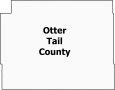 Otter Tail County Map Minnesota