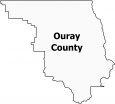 Ouray County Map Colorado