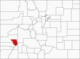 Ouray County Map Colorado Locator
