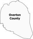 Overton County Map Tennessee