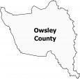 Owsley County Map Kentucky