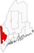 Oxford County Map Maine Locator