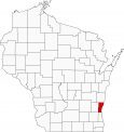 Ozaukee County Map Wisconsin Locator