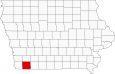 Page County Map Iowa Locator