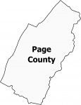 Page County Map Virginia
