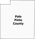 Palo Pinto County Map Texas