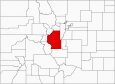 Park County Map Colorado Locator