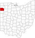 Paulding County Map Ohio Locator