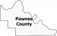 Pawnee County Map Oklahoma