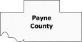 Payne County Map Oklahoma