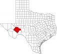 Pecos County Map Texas Locator