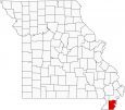 Pemiscot County Map Missouri Locator