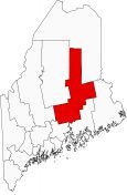 Penobscot County Map Maine Locator