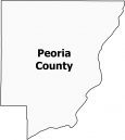 Peoria County Map Illinois Locator