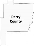 Perry County Map Alabama