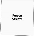 Person County Map North Carolina