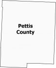 Pettis County Map Missouri