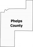 Phelps County Map Missouri