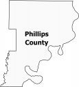 Phillips County Map Arkansas
