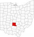 Pickaway County Map Ohio Locator
