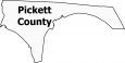 Pickett County Map Tennessee