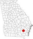 Pierce County Map Georgia Locator