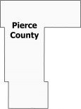 Pierce County Map North Dakota