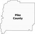 Pike County Map Georgia
