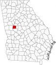 Pike County Map Georgia Locator