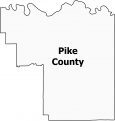Pike County Map Indiana