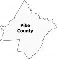 Pike County Map Pennsylvania