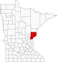 Pine County Map Minnesota Locator
