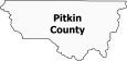 Pitkin County Map Colorado