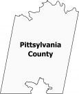 Pittsylvania County Map Virginia