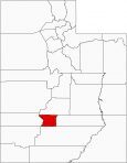 Piute County Map Utah Locator