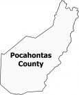 Pocahontas County Map West Virginia