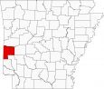 Polk County Map Arkansas Locator