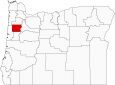 Polk County Map Oregon Locator
