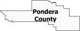 Pondera County Map Montana
