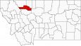 Pondera County Map Montana Locator