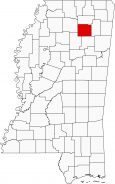 Pontotoc County Map Mississippi Locator