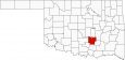 Pontotoc County Map Oklahoma Locator