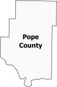 Pope County Map Arkansas