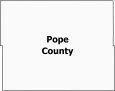 Pope County Map Minnesota