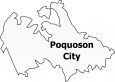 Poquoson City Map Virginia