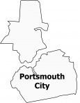 Portsmouth City Map Virginia