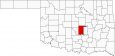 Pottawatomie County Map Oklahoma Locator